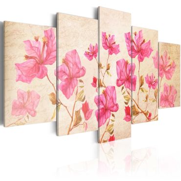 Canvas Print - Flowers in Pink