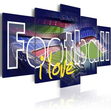 Canvas Print - Football My Love