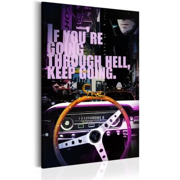 Canvas Print - Night Road
