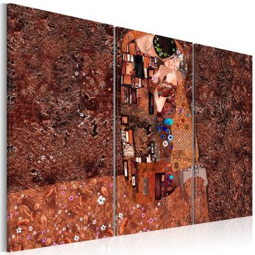 Canvas Print - Klimt inspiration - The Color of Love 120x80