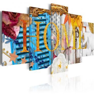 Canvas Print - Home (Vintage)