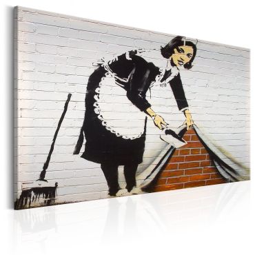 Canvas Print - Maid in London by Banksy