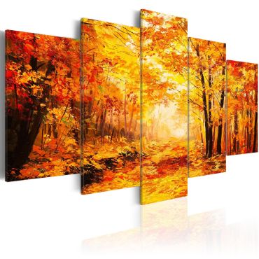 Canvas Print - Autumn Alley