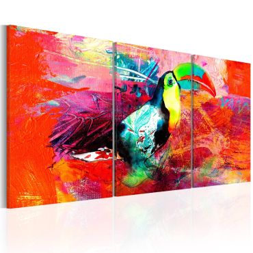Canvas Print - Colourful Toucan
