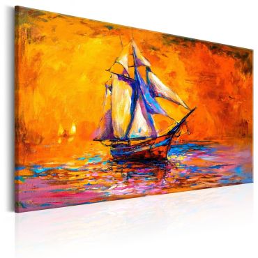 Canvas Print - Ocean of the Setting Sun