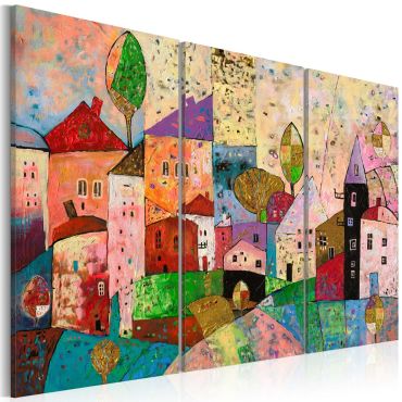 Canvas Print - Picturesque Small Town