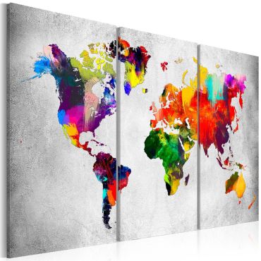 Canvas Print - Artistic World - Triptych