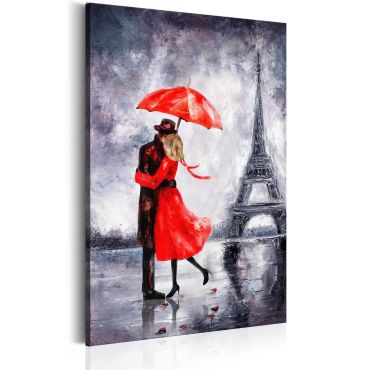 Canvas Print - Love in Paris