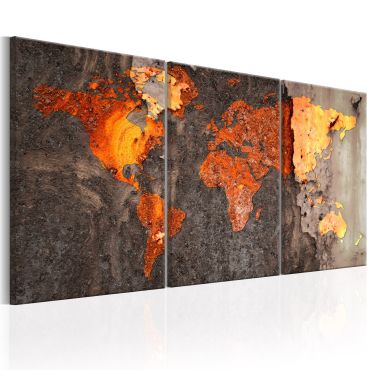 Πίνακας - World Map: Rusty World