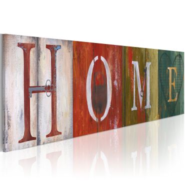 Canvas Print - Welcome home!