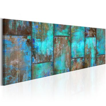 Πίνακας - Metal Mosaic: Blue