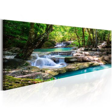 Canvas Print - Nature: Forest Waterfall