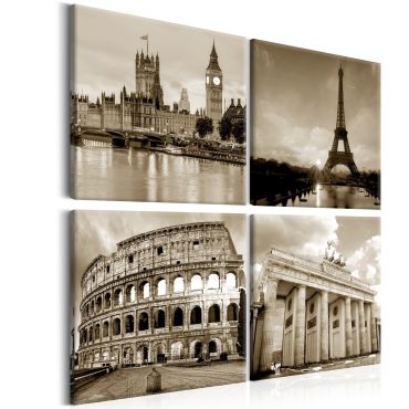 Canvas Print - European Capitals