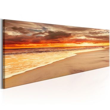 Canvas Print - Beach: Beatiful Sunset