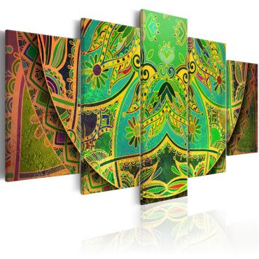 Canvas Print - Mandala: Green Energy