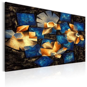 Canvas Print - Geometrical Flowers