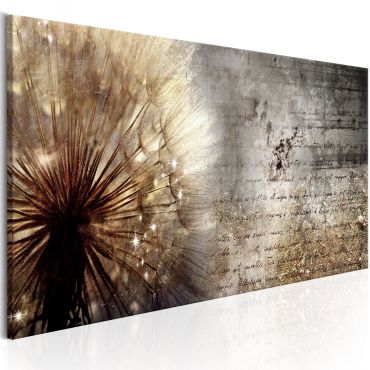 Canvas Print - Dandelion on Concrete