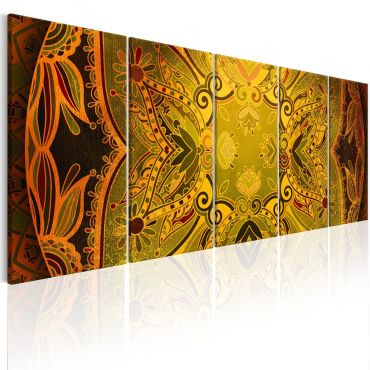 Canvas Print - Mandala: Flowery Wings