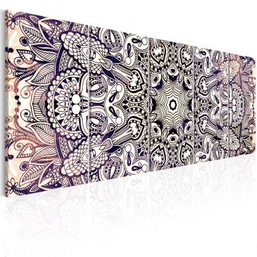 Canvas Print - Black-white Hypnosis