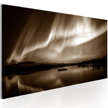 Canvas Print - Lake in Sepia