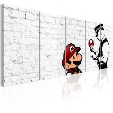 Canvas Print - Graffiti on Brick