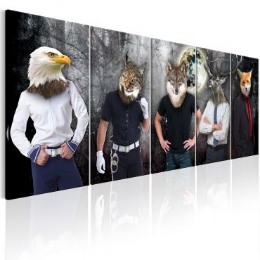 Canvas Print - Animal Faces