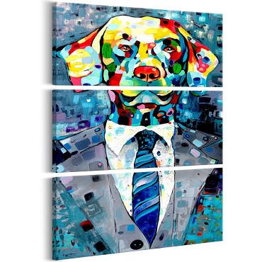 Πίνακας - Dog in a Suit (3 Parts)
