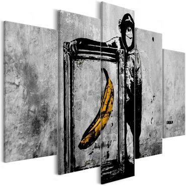 Canvas Print - Proud Monkey (5 Parts) Wide