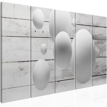 Canvas Print - Balls and Boards (5 Parts) Narrow