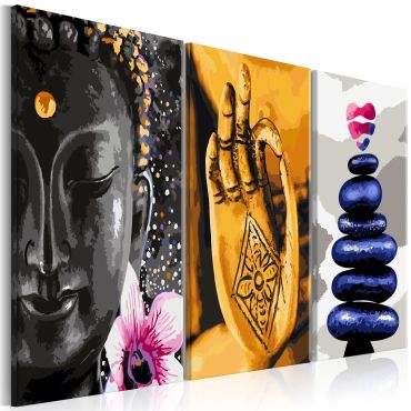 Canvas Print - Oriental Triptych (3 Parts) 120x60