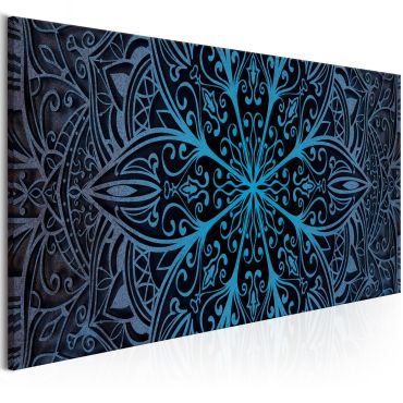 Canvas Print - Feathers (1 Part) Blue Narrow