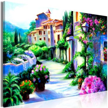 Canvas Print - Flower Street (1 Part) Wide