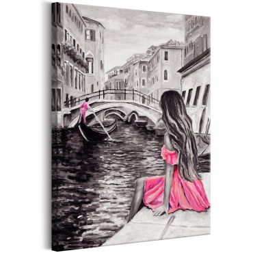 Πίνακας - Woman in Venice (1 Part) Vertical