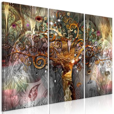 Canvas Print - Golden Tree (3 Parts)
