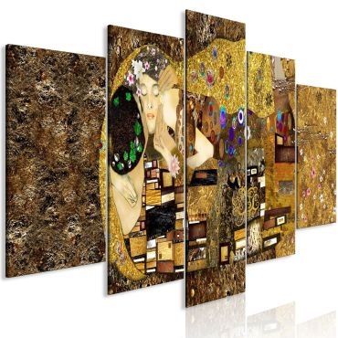 Canvas Print - Cheek Kiss (5 Parts) Wide 225x100