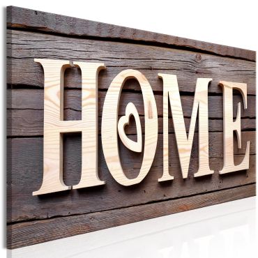 Canvas Print - Wooden Home (1 Part) Narrow