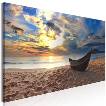 Canvas Print - Boat on the Beach (1 Part) Narrow
