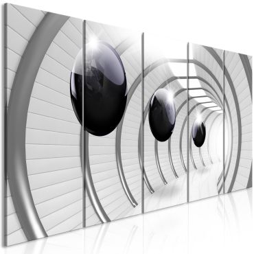 Canvas Print - Space Tunnel (5 Parts) Narrow