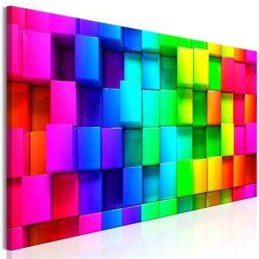 Πίνακας - Colourful Cubes (1 Part) Narrow
