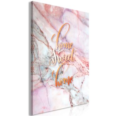 Canvas Print - Home Sweet Home (1 Part) Vertical