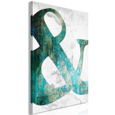 Canvas Print - Ampersandem (1 Part) Vertical