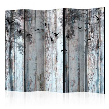 Διαχωριστικό με 5 τμήματα - Rustic Boards II [Room Dividers] 225x172