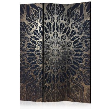 Room Divider - Spider Web (Brown) [Room Dividers] 135x172