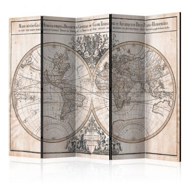 Room Divider - Mappe-Monde Geo-Hydrographique [Room Dividers] 225x172