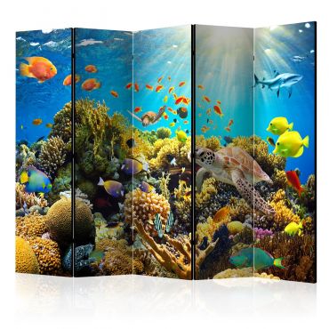 Διαχωριστικό με 5 τμήματα - Underwater Land II [Room Dividers] 225x172