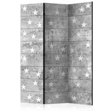 Διαχωριστικό με 3 τμήματα - Stars on Concrete [Room Dividers] 135x172