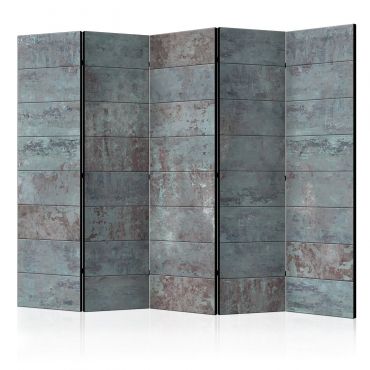 Διαχωριστικό με 5 τμήματα - Turquoise Concrete II [Room Dividers] 225x172