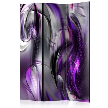 Διαχωριστικό με 3 τμήματα - Purple Swirls [Room Dividers] 135x172