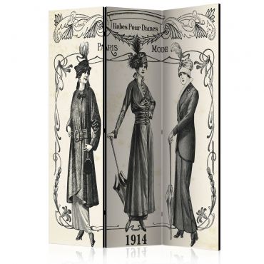 Διαχωριστικό με 3 τμήματα - Dress 1914 [Room Dividers] 135x172