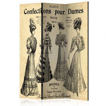 Διαχωριστικό με 3 τμήματα - Confections pour Dames [Room Dividers] 135x172